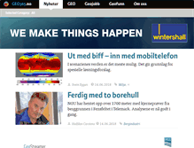 Tablet Screenshot of geo365.no
